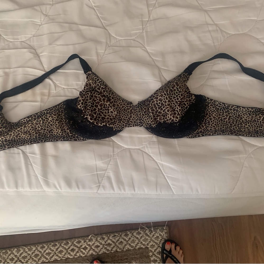 Olga Animal Print Bra 38C
